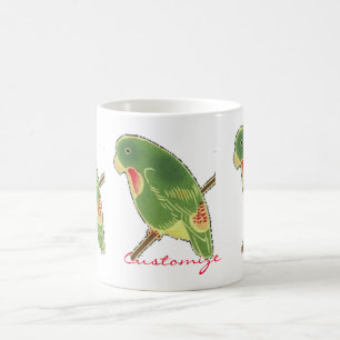 Tropischer Grünparaket Thunder_Cove Kaffeetasse