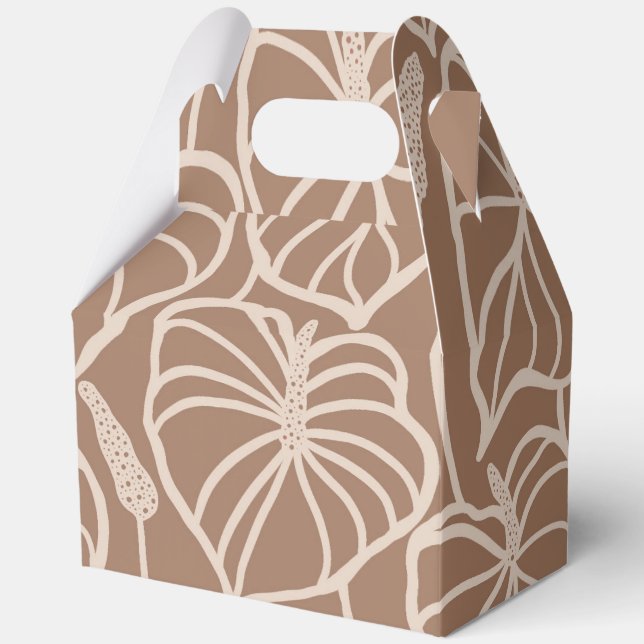 Tropischer hawaiianischer Ausdruck Geschenkschachtel (Vorderseite)