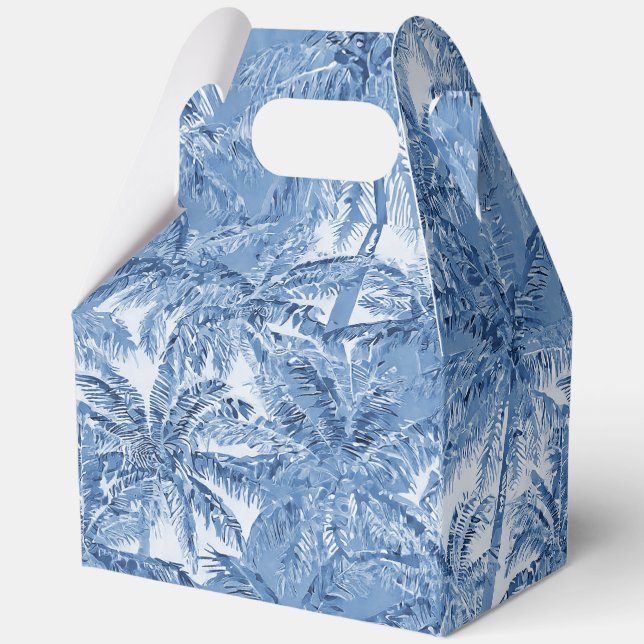 Tropischer hawaiianischer Ausdruck Geschenkschachtel (Rückseite)