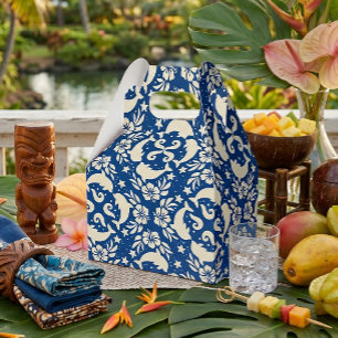 Tropischer hawaiianischer Druck Delphine Geschenkschachtel
