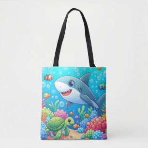 Tropischer/Hawaiianischer farbenfroher Unterwasser Tasche