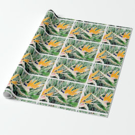 Tropischer hawaiischer Paradiesvogel Geschenkpapier