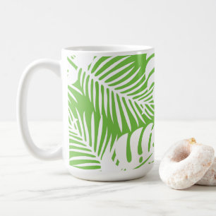 Tropischer Herbst, Sommerblattmuster Kaffeetasse