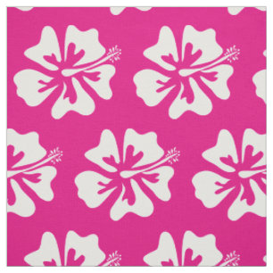 Tropischer Hibiskus Blume Hawaii Blumenmuster Stoff