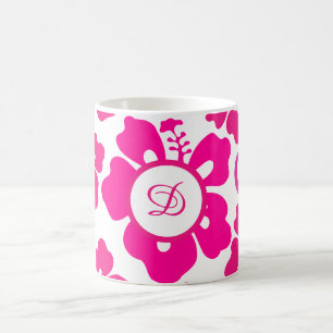 tropischer Hibiskus Blume hawaii Kaffeetasse