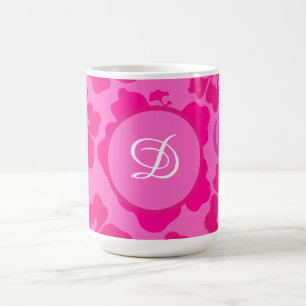tropischer Hibiskus hawaii mädchenhafte Muster Kaffeetasse