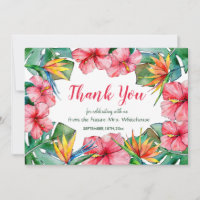 Tropischer Hibiskus Hawaiian Bridal Vielen Dank fü