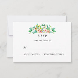 Tropischer Hibiskus | LUAU Wedding CLASSIC UAWG RSVP Karte
