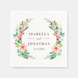 Tropischer Hibiskus | Tropische Hochzeit Serviette