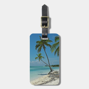 Tropischer Insel-Strand-Gepäckanhänger Gepäckanhänger
