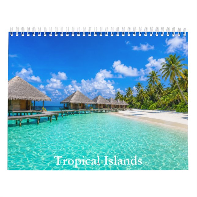 Tropischer Inseln Kalender  (Titelbild)
