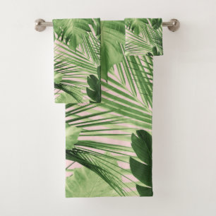 Tropischer Jungle Day Verlasse Siesta #2 #tropical Badhandtuch Set