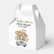 Tropischer Jungle Safari Tiere Kinderdusche