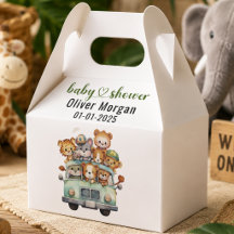 Tropischer Jungle Safari Tiere Kinderdusche