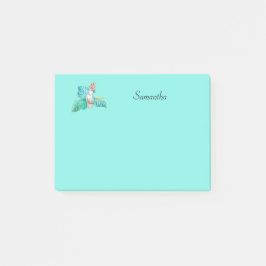 Tropischer Kakadobaum Personalisiert 4x3 Post-it Klebezettel