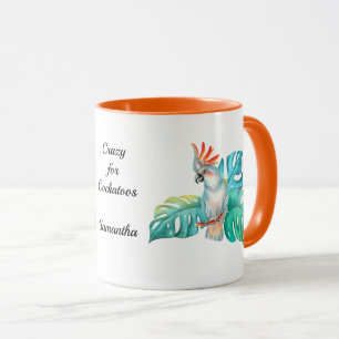 Tropischer Kakadu Exotischer Papagei Personalisier Tasse