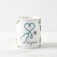Tropischer Krankenpfleger Mediziner Mit Monogramm