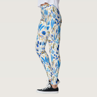 Tropischer Leopard-Dschungel Leggings