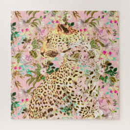 Tropischer Leopardenprint