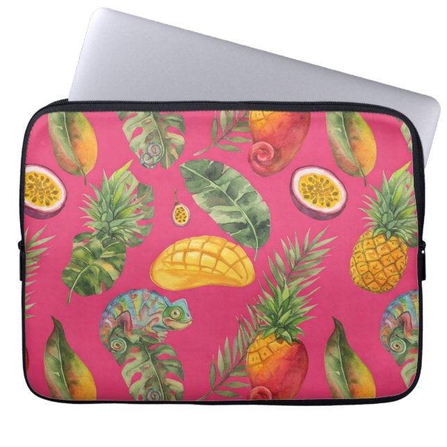 Tropischer Mix von Natasha Us Laptopschutzhülle (Vorderseite)