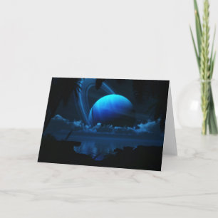 Tropischer Moon Karte