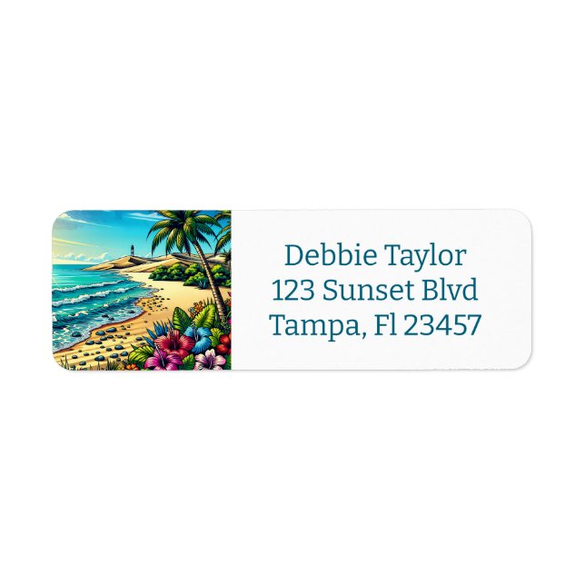 Tropischer Ozean Aloha Urlaub (Vorne)