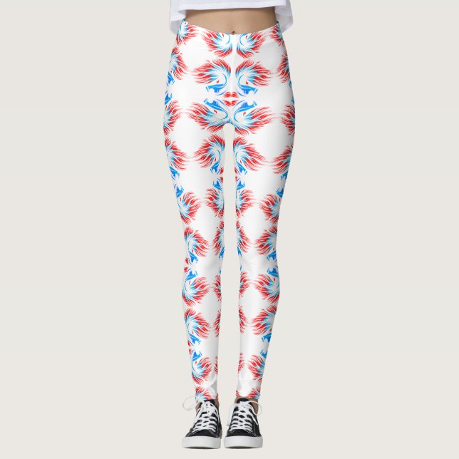 Tropischer Ozeanfisch ~ Exotisches Leben im Wasser Leggings (Vorderseite)