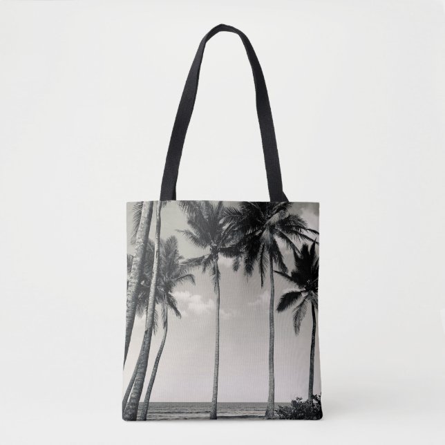 TROPISCHER PALMBAUM AM STRAND TASCHE (Vorderseite)