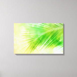 Tropischer Palmblatt Leinwand-Druck Leinwanddruck