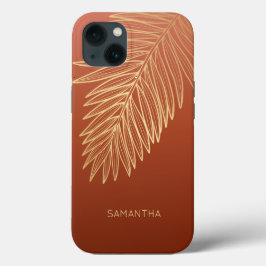 Tropischer Palmblätterblättriger Palmblätterblättr Case-Mate iPhone Hülle