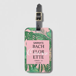 Tropischer Palmenhain Bachelorette Gepäckanhänger