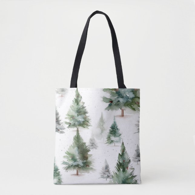 Tropischer Papagei-Leinwand Tasche (Vorderseite)