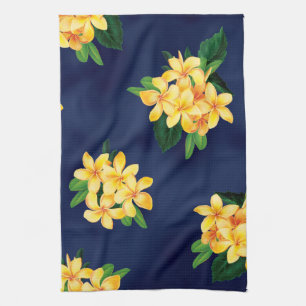 Tropischer Paradiesplumeria-Hawaiianer Handtuch