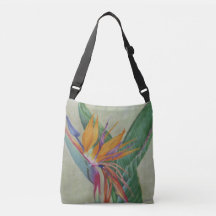 Tropischer Paradiesvogel Crossbody Taschen-Tasche