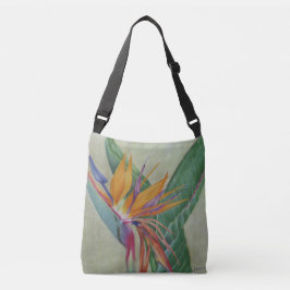 Tropischer Paradiesvogel Crossbody Taschen-Tasche Tragetaschen Mit Langen Trägern