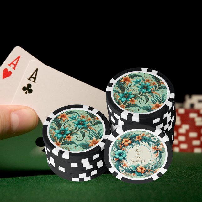 Tropischer Poker Pokerchips (Von Creator hochgeladen)