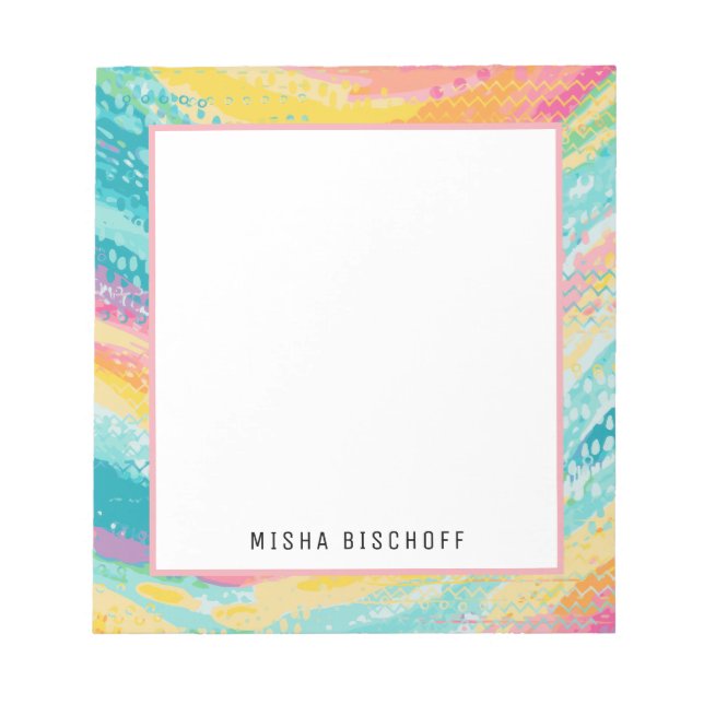 Tropischer Pool Träume Notizblock (Vorderseite)