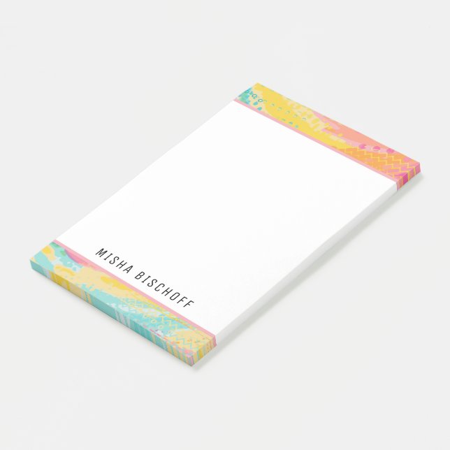 Tropischer Pool Träume Post-it Klebezettel (angewinkelt)