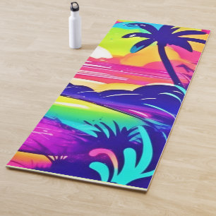 Tropischer Regenbogen Beach Dream Yogamatte
