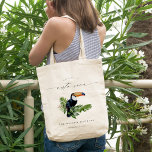 Tropischer Regenwald Toucan Costa Rica Hochzeit Tragetasche<br><div class="desc">Wenn Sie weitere Anpassungen benötigen,  schreiben Sie mir bitte an yellowfebstudio@gmail.com.</div>