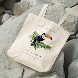 Tropischer Regenwald Toucan Fauna jedes Alter Gebu Tragetasche