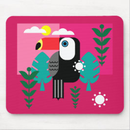 Tropischer Regenwald Toucan Mousepad
