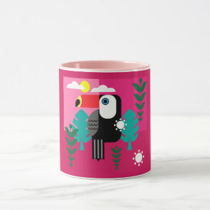 Tropischer Regenwald Toucan Tasse