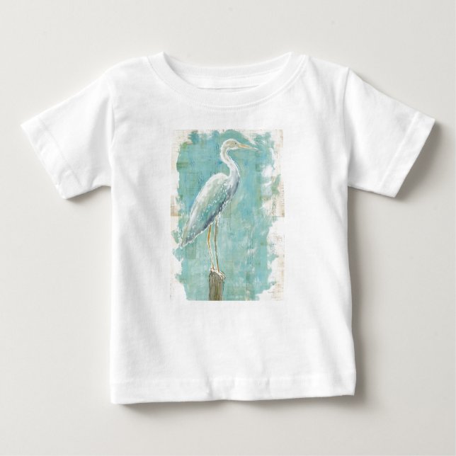 Tropischer Reiher der Vogel-| noch Baby T-shirt (Vorderseite)