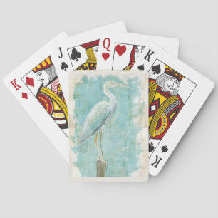 Tropischer Reiher der Vogel- noch Spielkarten