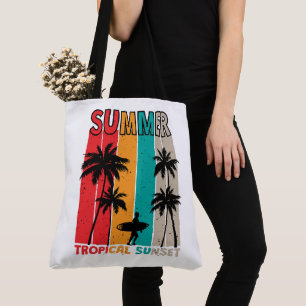 Tropischer Rush: Sonnenuntergang & Surfen Tasche