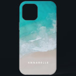 Tropischer Sandstrand Sonnige Wellen modern Case-Mate iPhone Hülle<br><div class="desc">Tropischer Sandstrand Ozean sonnige Wellen modernes Design.</div>