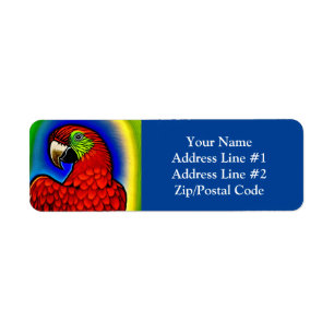 Tropischer Schatz: Abstraktes Parrot Artwork