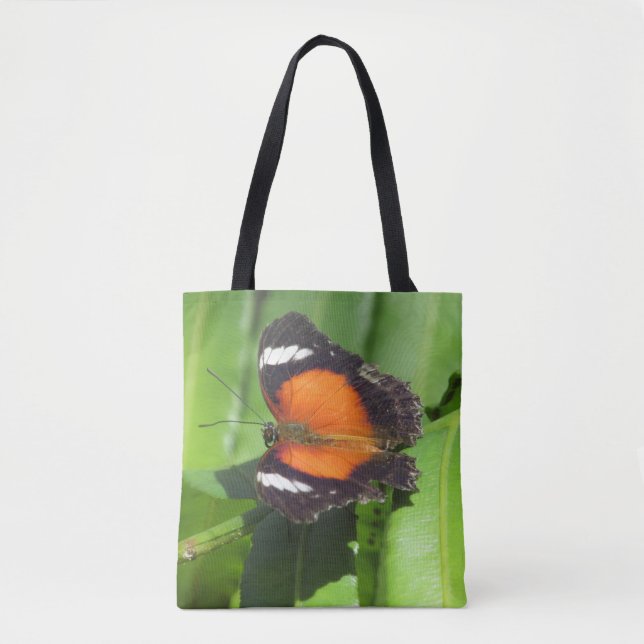 Tropischer Schmetterlingsbeutel Tasche (Vorderseite)