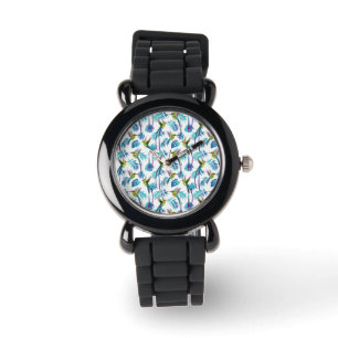 Tropischer Schwanz Hummingbirds Armbanduhr
